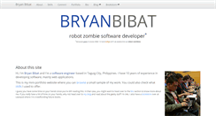 Desktop Screenshot of bryanbibat.net