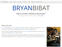 Tablet Screenshot of bryanbibat.net